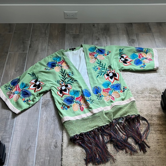Zara Other - Zara Embroidered Kimono
